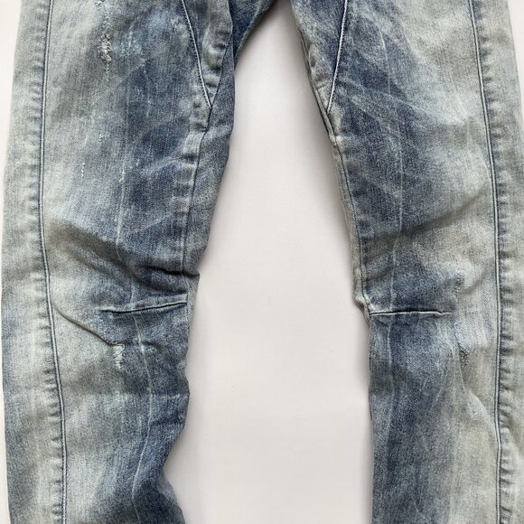 Guess Women’s Moto Zip Skinny Jeans In Light Wash Size 27 - Picture 6 of 13